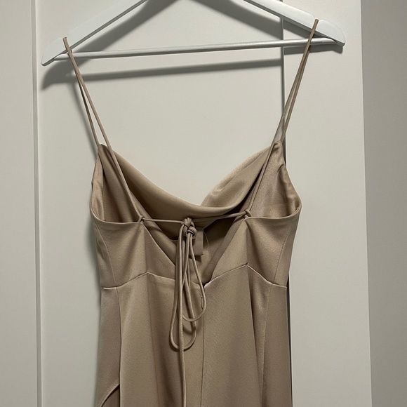 BHLDN REMY SATIN CHARMEUSE DRESS 2 - Picture 3 of 4
